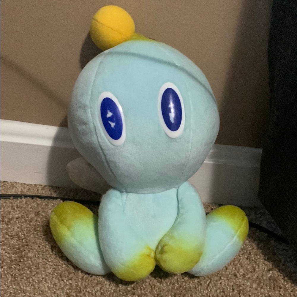 Chao 1999 “10 inch” Sonic Adventure UFO Claw Capture plush, acceptable condition